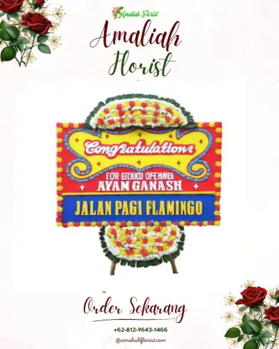 Bunga Papan Congratulation di Istiqlal
